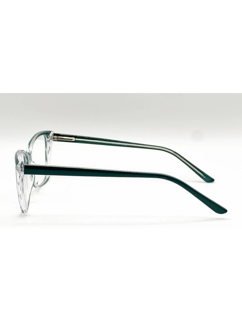 Modern Maeve Teal Crystal Cat Eye Authentic Eyeglass Frames 55-17-145